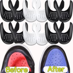 Shoe Crease Protectors Anti-wrinkle Lightweight Shoe Shield Inserts Protector for Sneakers Crack Toe Cap Support Shoes Stretcher