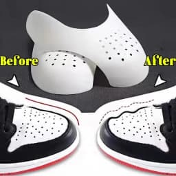 Shoe Crease Protectors Anti-wrinkle Lightweight Shoe Shield Inserts Protector for Sneakers Crack Toe Cap Support Shoes Stretcher