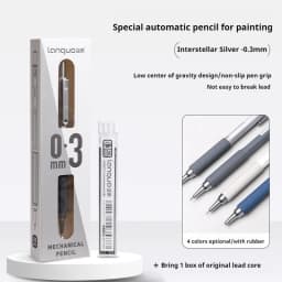 0.3 0.5 0.7 mm Mechanical Pencil Set Art Sketch Retractable Nib Low Gravity Automatic Pencil School Writing Pencil Stationery