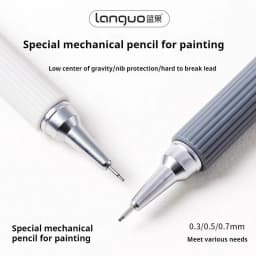 0.3 0.5 0.7 mm Mechanical Pencil Set Art Sketch Retractable Nib Low Gravity Automatic Pencil School Writing Pencil Stationery