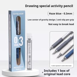 0.3 0.5 0.7 mm Mechanical Pencil Set Art Sketch Retractable Nib Low Gravity Automatic Pencil School Writing Pencil Stationery