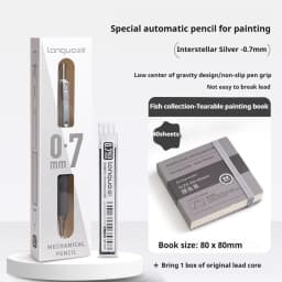 0.3 0.5 0.7 mm Mechanical Pencil Set Art Sketch Retractable Nib Low Gravity Automatic Pencil School Writing Pencil Stationery