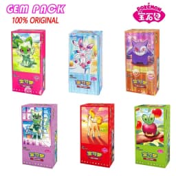 Original Pokemon GemPack Cards Vol.5 Vol.3 Vol.2 Vol.1 Trading PTCG Bag Gem Box Deck Sprigatito Eevee Pikachu Gengar Card Gift