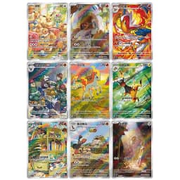 Original Pokemon GemPack Cards Vol.5 Vol.3 Vol.2 Vol.1 Trading PTCG Bag Gem Box Deck Sprigatito Eevee Pikachu Gengar Card Gift