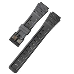 For Casio W-59 W-64 W-85 JC-30 Watch Strap 18mm PU Watchband Resin Wristband Replace Accessories Bracelet Men Women With Tool