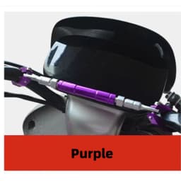 22mm Motorcycle Handlebar Handle Grip Adjustable Crossbar Balance Bracket Steering Wheel Reinforce Replacement Rod Expansion