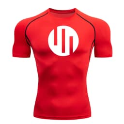 New Gym Short Sleeve Running T-Shirt Men's Compression Long Sleeve Shirt Sun Protection Quick Drying Sports Top Black Sportswear