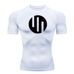 New Gym Short Sleeve Running T-Shirt Men's Compression Long Sleeve Shirt Sun Protection Quick Drying Sports Top Black Sportswear