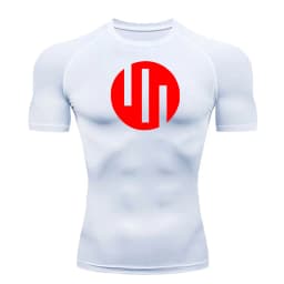 New Gym Short Sleeve Running T-Shirt Men's Compression Long Sleeve Shirt Sun Protection Quick Drying Sports Top Black Sportswear