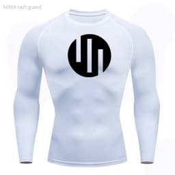 New Gym Short Sleeve Running T-Shirt Men's Compression Long Sleeve Shirt Sun Protection Quick Drying Sports Top Black Sportswear