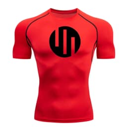New Gym Short Sleeve Running T-Shirt Men's Compression Long Sleeve Shirt Sun Protection Quick Drying Sports Top Black Sportswear