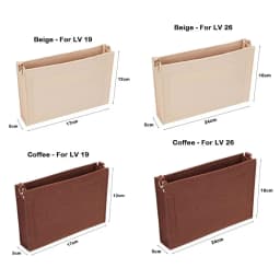 Tidy Felt Handbag Insert Bag Bag Support Cosmetic Storage Purse Liner Organization Bag Organiser For LV 19/26