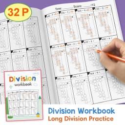 Writing Exercise Book Children's Multiplication and Division Math Improvement Exercises A4 Notebook Daily Practice