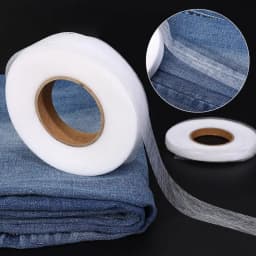 60M Interlining Adhesive Tape Double-sided Non-woven Clothes Ironing Hem Tapes DIY Sewing Interlining for Shorten Repair Pants