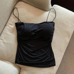 New Women Tank Tops Summer Solid Color Built-In Bra Camisole Casual Slim Sleeveless Folds Tank Tops Women Basic Sports Vest