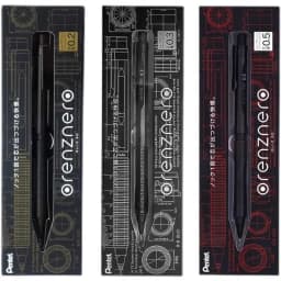 Pentel Orenznero Metal Automatic Pencil 0.5/0.3/0.2mm Continuous RefillTelescopic Tip Oreo lapiseira profissional art supplies