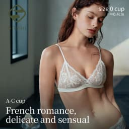 SUJIIN Summer Sexy Lingeries Women Lace Deep V Thin Backless Bra Lady French Plunge Breathable Triangle Cup Bras Female MX315