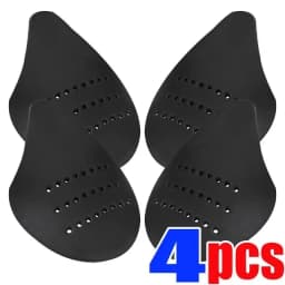 4/2Pcs Anti Wrinkle EVA Shoe Shield Sneaker Anti Crease Support Shield Toe Cap Sturdy Holder Shoes Toe Anti Foot Squeezing Care