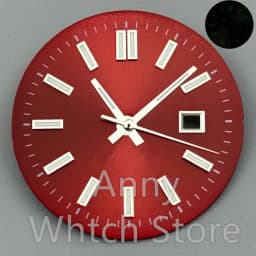 NH05 24.5mm Women Watch Dial Hand Set White Green Red Sky Biue Pink Gold Rose Gold Dial Fit NH05 Movement For Lady Watch
