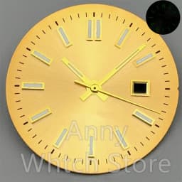 NH05 24.5mm Women Watch Dial Hand Set White Green Red Sky Biue Pink Gold Rose Gold Dial Fit NH05 Movement For Lady Watch