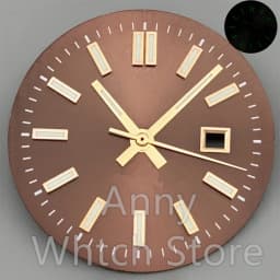 NH05 24.5mm Women Watch Dial Hand Set White Green Red Sky Biue Pink Gold Rose Gold Dial Fit NH05 Movement For Lady Watch