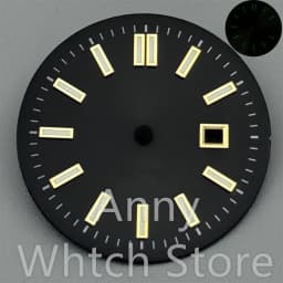 NH05 24.5mm Women Watch Dial Hand Set White Green Red Sky Biue Pink Gold Rose Gold Dial Fit NH05 Movement For Lady Watch