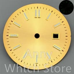 NH05 24.5mm Women Watch Dial Hand Set White Green Red Sky Biue Pink Gold Rose Gold Dial Fit NH05 Movement For Lady Watch