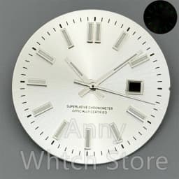NH05 24.5mm Women Watch Dial Hand Set White Green Red Sky Biue Pink Gold Rose Gold Dial Fit NH05 Movement For Lady Watch