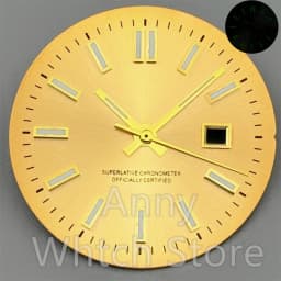 NH05 24.5mm Women Watch Dial Hand Set White Green Red Sky Biue Pink Gold Rose Gold Dial Fit NH05 Movement For Lady Watch