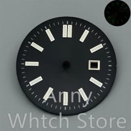 NH05 24.5mm Women Watch Dial Hand Set White Green Red Sky Biue Pink Gold Rose Gold Dial Fit NH05 Movement For Lady Watch