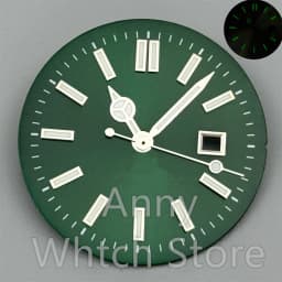 NH05 24.5mm Women Watch Dial Hand Set White Green Red Sky Biue Pink Gold Rose Gold Dial Fit NH05 Movement For Lady Watch