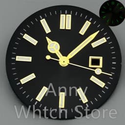 NH05 24.5mm Women Watch Dial Hand Set White Green Red Sky Biue Pink Gold Rose Gold Dial Fit NH05 Movement For Lady Watch