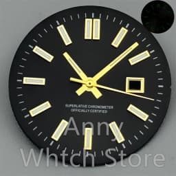 NH05 24.5mm Women Watch Dial Hand Set White Green Red Sky Biue Pink Gold Rose Gold Dial Fit NH05 Movement For Lady Watch