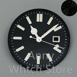 NH05 24.5mm Women Watch Dial Hand Set White Green Red Sky Biue Pink Gold Rose Gold Dial Fit NH05 Movement For Lady Watch