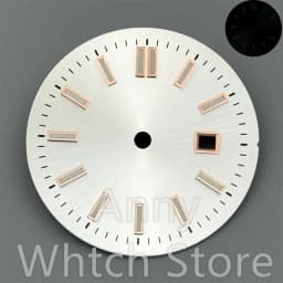 NH05 24.5mm Women Watch Dial Hand Set White Green Red Sky Biue Pink Gold Rose Gold Dial Fit NH05 Movement For Lady Watch