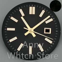 NH05 24.5mm Women Watch Dial Hand Set White Green Red Sky Biue Pink Gold Rose Gold Dial Fit NH05 Movement For Lady Watch