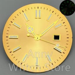 NH05 24.5mm Women Watch Dial Hand Set White Green Red Sky Biue Pink Gold Rose Gold Dial Fit NH05 Movement For Lady Watch