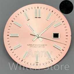 NH05 24.5mm Women Watch Dial Hand Set White Green Red Sky Biue Pink Gold Rose Gold Dial Fit NH05 Movement For Lady Watch