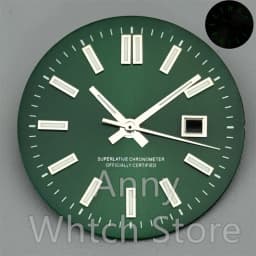 NH05 24.5mm Women Watch Dial Hand Set White Green Red Sky Biue Pink Gold Rose Gold Dial Fit NH05 Movement For Lady Watch