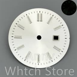 NH05 24.5mm Women Watch Dial Hand Set White Green Red Sky Biue Pink Gold Rose Gold Dial Fit NH05 Movement For Lady Watch
