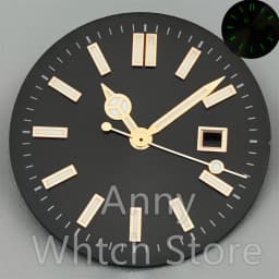 NH05 24.5mm Women Watch Dial Hand Set White Green Red Sky Biue Pink Gold Rose Gold Dial Fit NH05 Movement For Lady Watch