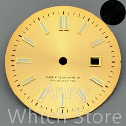 NH05 24.5mm Women Watch Dial Hand Set White Green Red Sky Biue Pink Gold Rose Gold Dial Fit NH05 Movement For Lady Watch