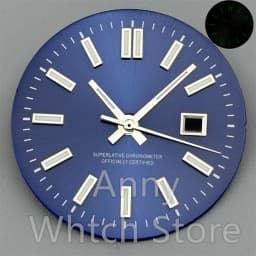 NH05 24.5mm Women Watch Dial Hand Set White Green Red Sky Biue Pink Gold Rose Gold Dial Fit NH05 Movement For Lady Watch