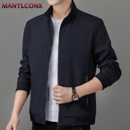 Spring Autumn Men's Jacket Thin Casual Business Jacket Men Office Dress Coat Man Social Jackets for Men Outerwear Black M-XXXL