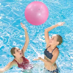 1pc Colorful Pearl Beach Ball Inflatable Beach Ball, Suitable For Beach Pool Party Games