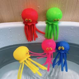 Squeezing water octopus decompression toy bathtub bath toy decoration summer swimming pool children's water play toys 