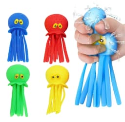 Squeezing water octopus decompression toy bathtub bath toy decoration summer swimming pool children's water play toys 