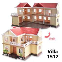 1:12 Micro Deluxe Villas Dollhouse Castle Treehouse Auditorium Play House Miniature Furniture Model Kitchen Toy Girls Gift