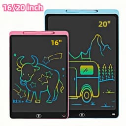 16/20inch LCD Drawing Board Writing Tablet Montessori Learning Educational Toys Kids Large Graffiti Magic Handwriting Blackboard