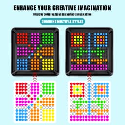 Parent Child Interaction, Happy Rainbow, Fun Game, Chessboard, Toys, Logic, Focus, Children'S Cognitive And Thinking Training